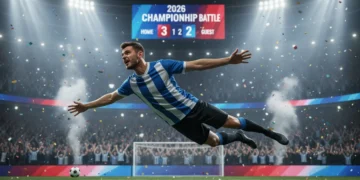 Athlete in peak performance during 2026 Championship Battle