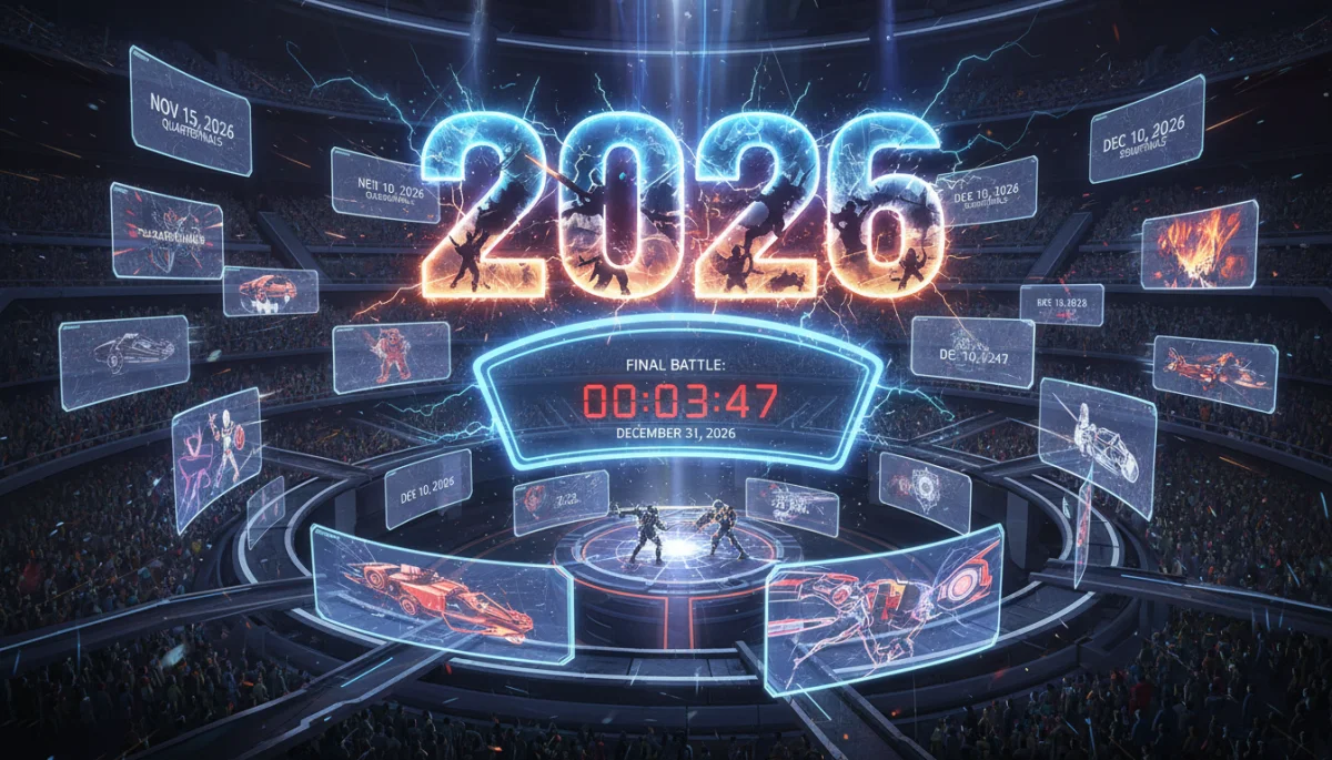 Dynamic 2026 Championship Battle Season calendar with key dates highlighted.